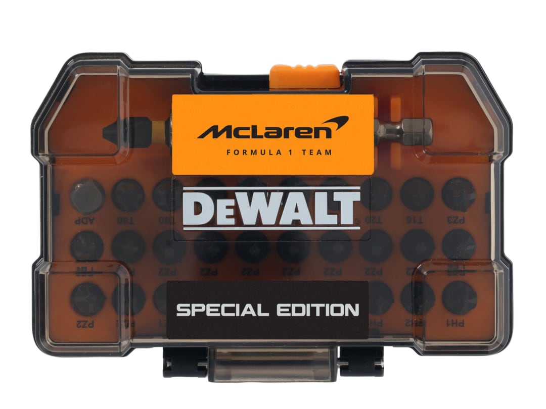 DEWALT Power Tools McLaren FLEXTORQ™ 32 Piece Screwdriver Bit Set DT70901T-QZ