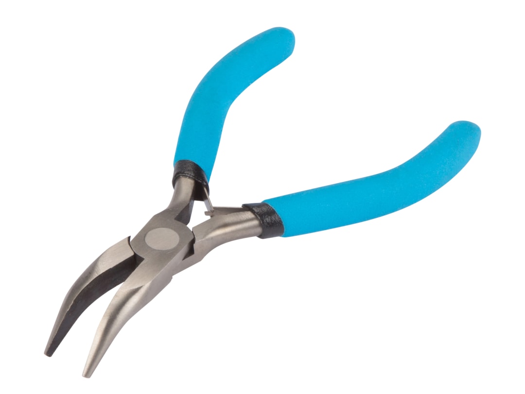 BlueSpot Tools Soft Grip Mini Bent Nose Pliers 8505