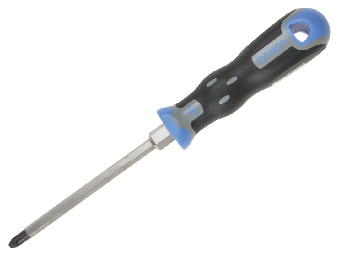 Bahco Tekno+ Screwdriver Pozidriv Tip PZ2 x 125mm Hex Shank 025.002.125