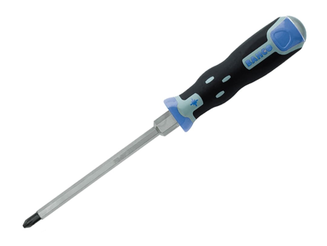 Bahco Tekno+ Through Shank Screwdriver Pozi Tip PZ2 x 125mm 040.002.125