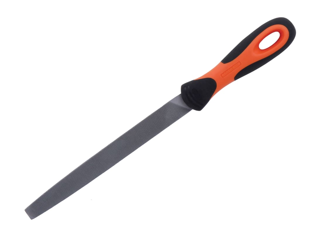 Bahco 1-110-08-1-2 ERGO™ Handled Engineering Flat Bastard File 200mm (8in) 1-110-08-1-2