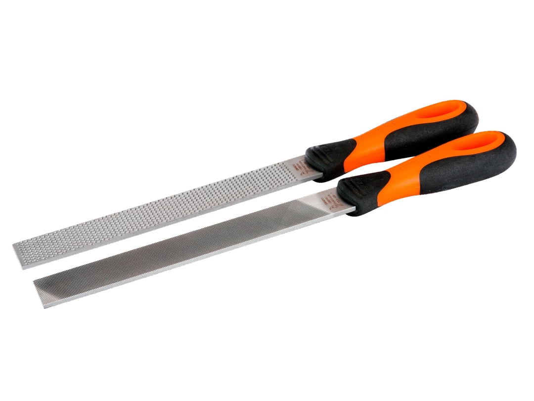 Bahco 4-in-2 ERGO™ Homeowner's File Set, 2 Piece 4-154-08-2-2