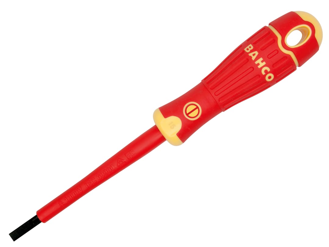 Bahco BAHCOFIT Insulated Slotted Screwdriver 3.0 x 100mm B196.030.100