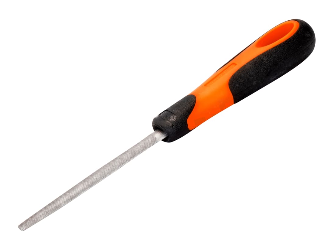 Bahco 1-210-08-2-2 ERGO™ Handled Half-Round Second Cut File 200mm (8in) 1-210-08-2-2