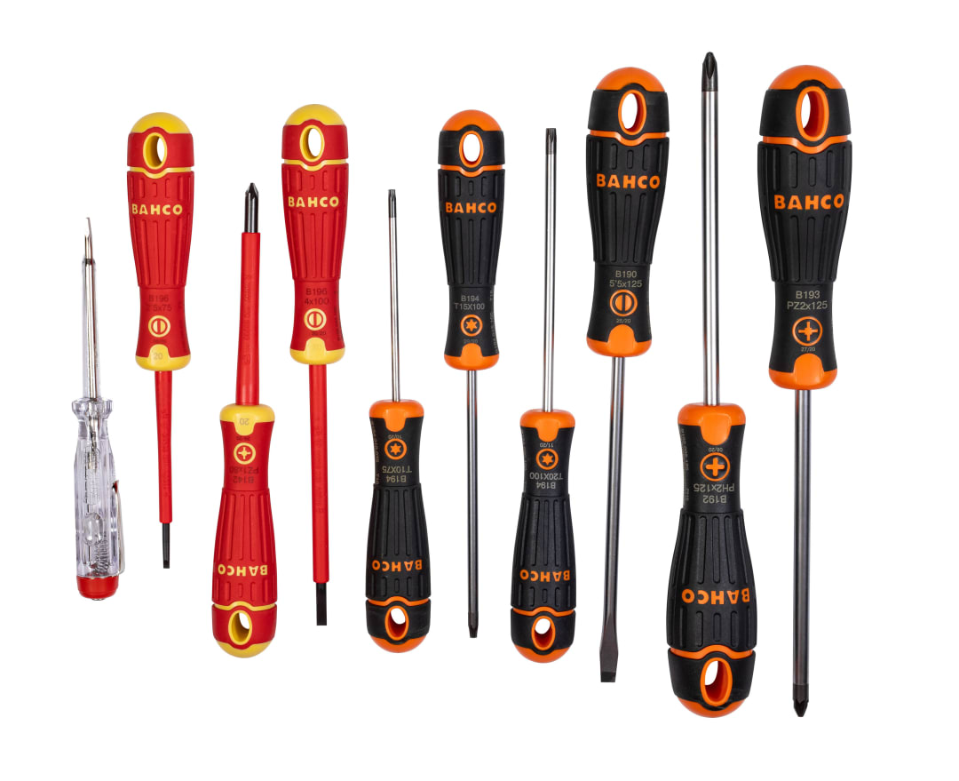 Bahco B219.110 BAHCOFIT XL Screwdriver Set, 10 Piece B219.110