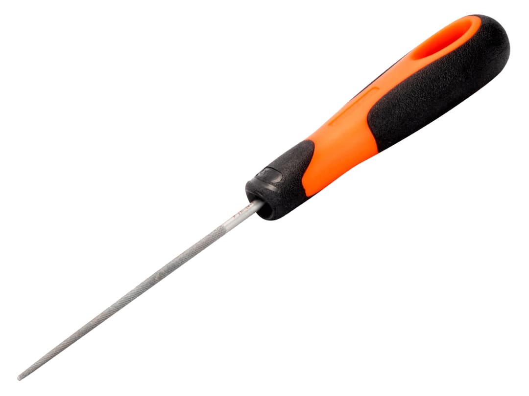 Bahco 1-230-08-2-2 ERGO™ Handled Round Second Cut File 200mm (8in) 1-230-08-2-2
