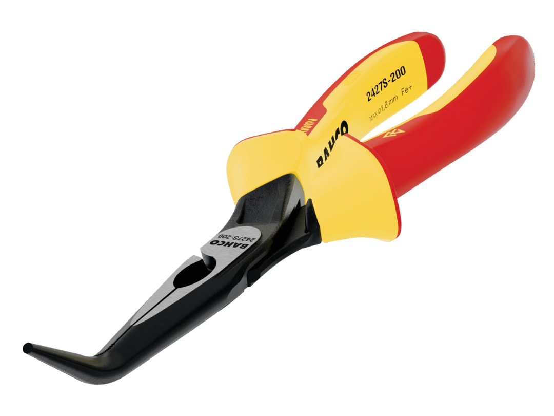 Bahco 2427S ERGO™ Insulated Bent Nose Pliers 160mm (6.1/4in) 2427 S-160