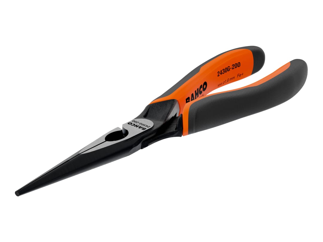 Bahco 2430G ERGO™ Long Nose Pliers 200mm (8in) 2430 G-200