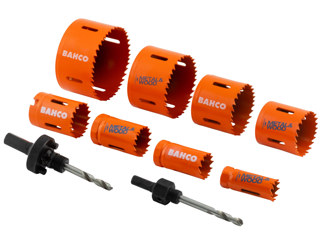 Bahco Electrician's Bi-Metal Holesaw Set, 10 Piece 3834-PROMO-82