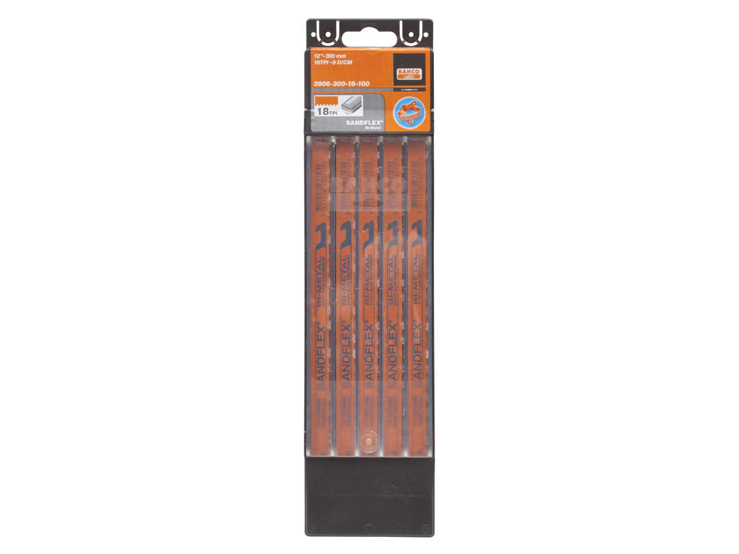 Bahco 3906 Sandflex® Hacksaw Blades 300mm (12in) x 32 TPI (Pack 100) 3906-300-32-100