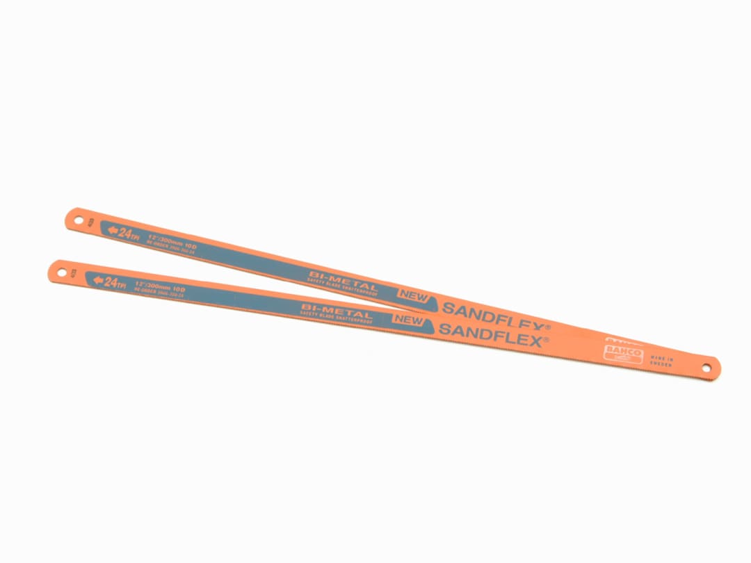 Bahco 3906 Sandflex® Hacksaw Blades 300mm (12in) x 24 TPI (Pack 2) 3906-300-24-2P