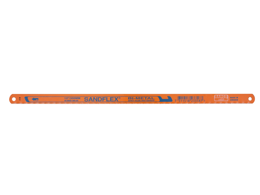 Bahco 3906 Sandflex® Hacksaw Blades 300mm (12in) x 32 TPI (Pack 10) 3906-300-32-10P