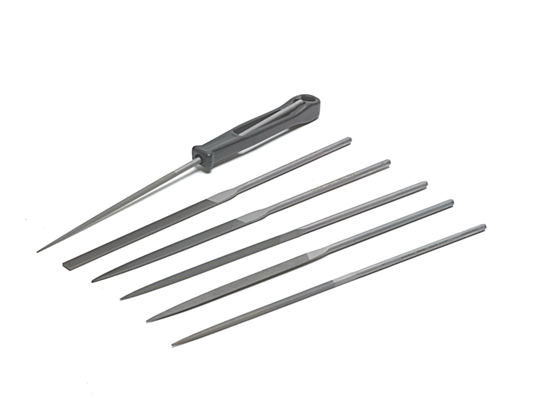 Bahco 2-470-16-2-0 Needle File Set of 6 Cut 2 Smooth 160mm (6.2in) 2-470-16-2-0