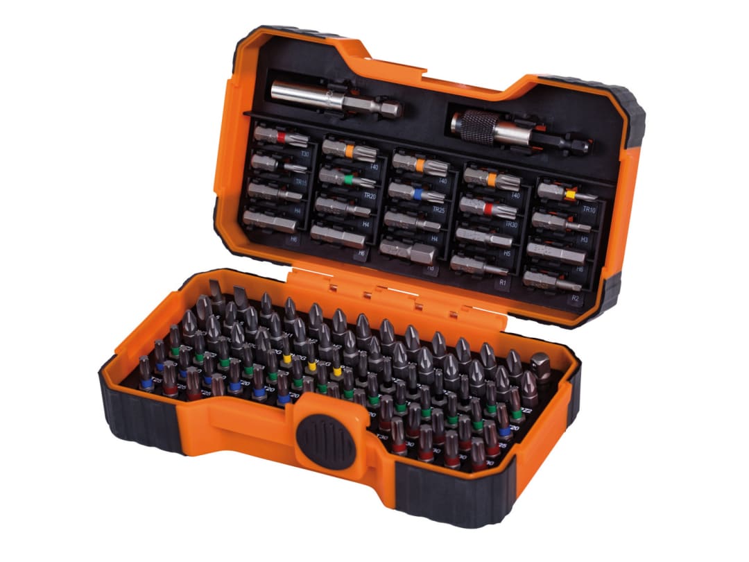 Bahco 59/S100BC Colour Coded Bit Set, 100 Piece 59/S100BC