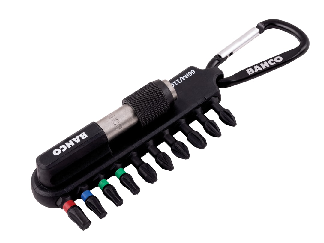 Bahco 66IM/11C-1 Heavy-Duty Torsion Bit Set, 11 Piece 66IM/11C-1