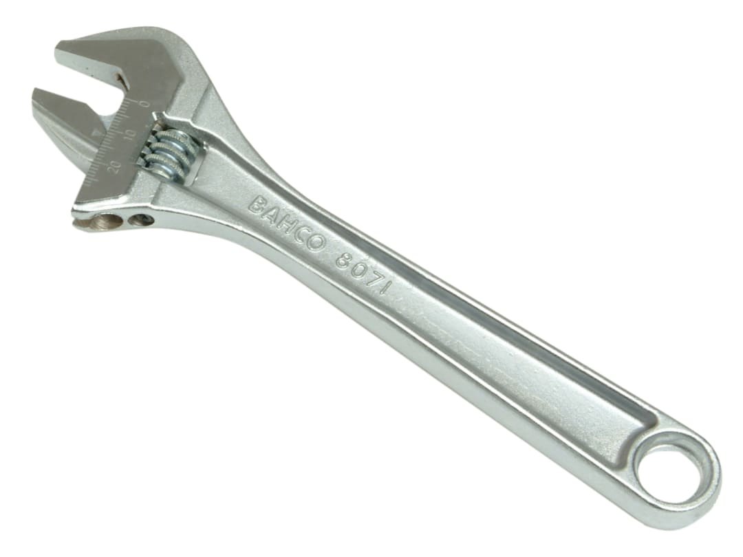 Bahco 8075c Chrome Adjustable Wrench 450mm (18in) 8075 C
