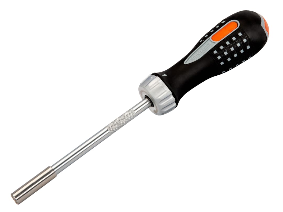 Bahco 808050 Ratchet Screwdriver & 6 Bits 808050