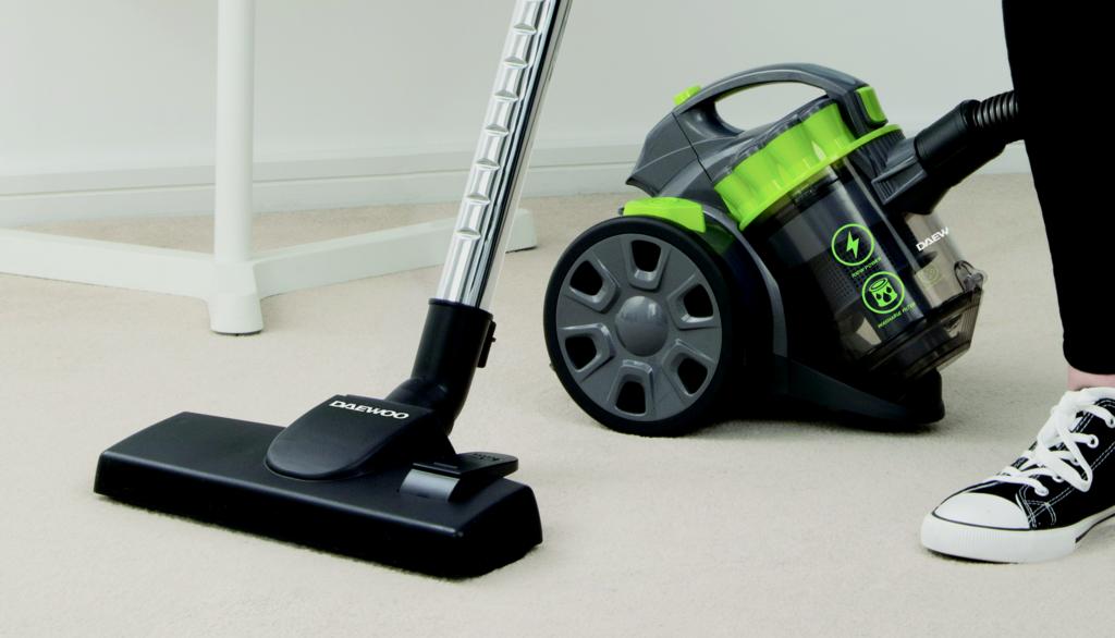 Daewoo FLR00046GE Tornado Bagless 2L Cyclonic Vacuum Cleaner, Grey
