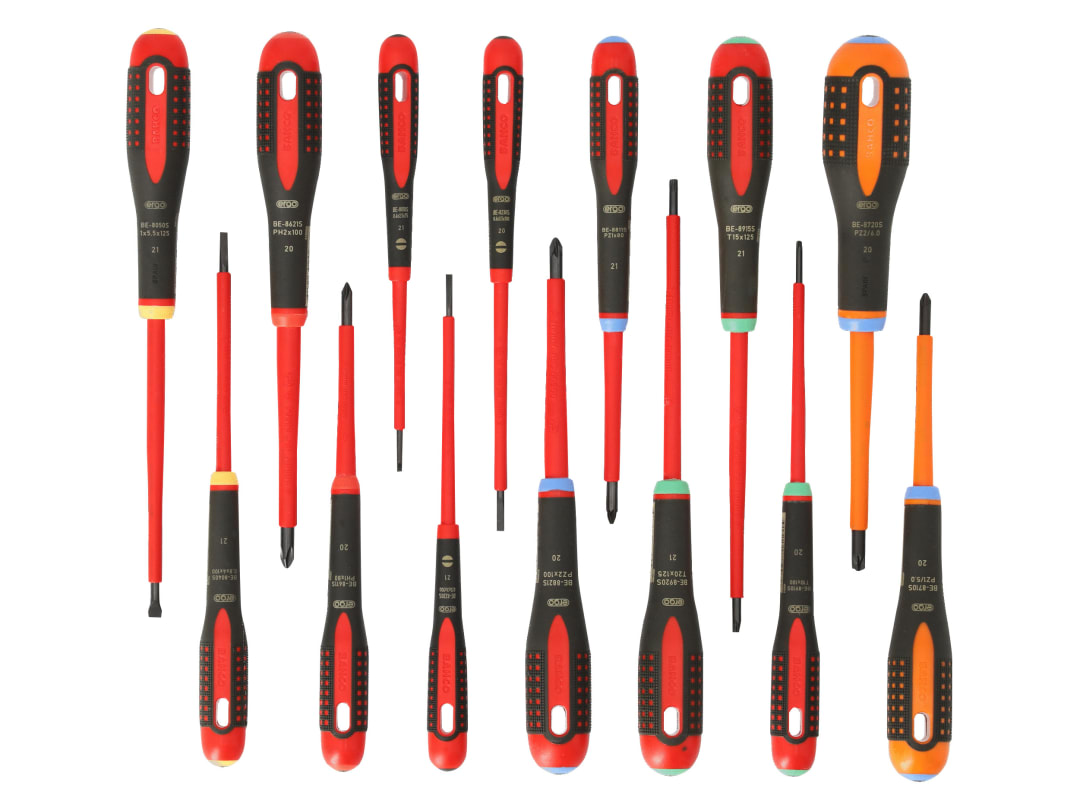 Bahco BE-9872 ERGO™ Screwdriver Set, 14 Piece BE-9876S