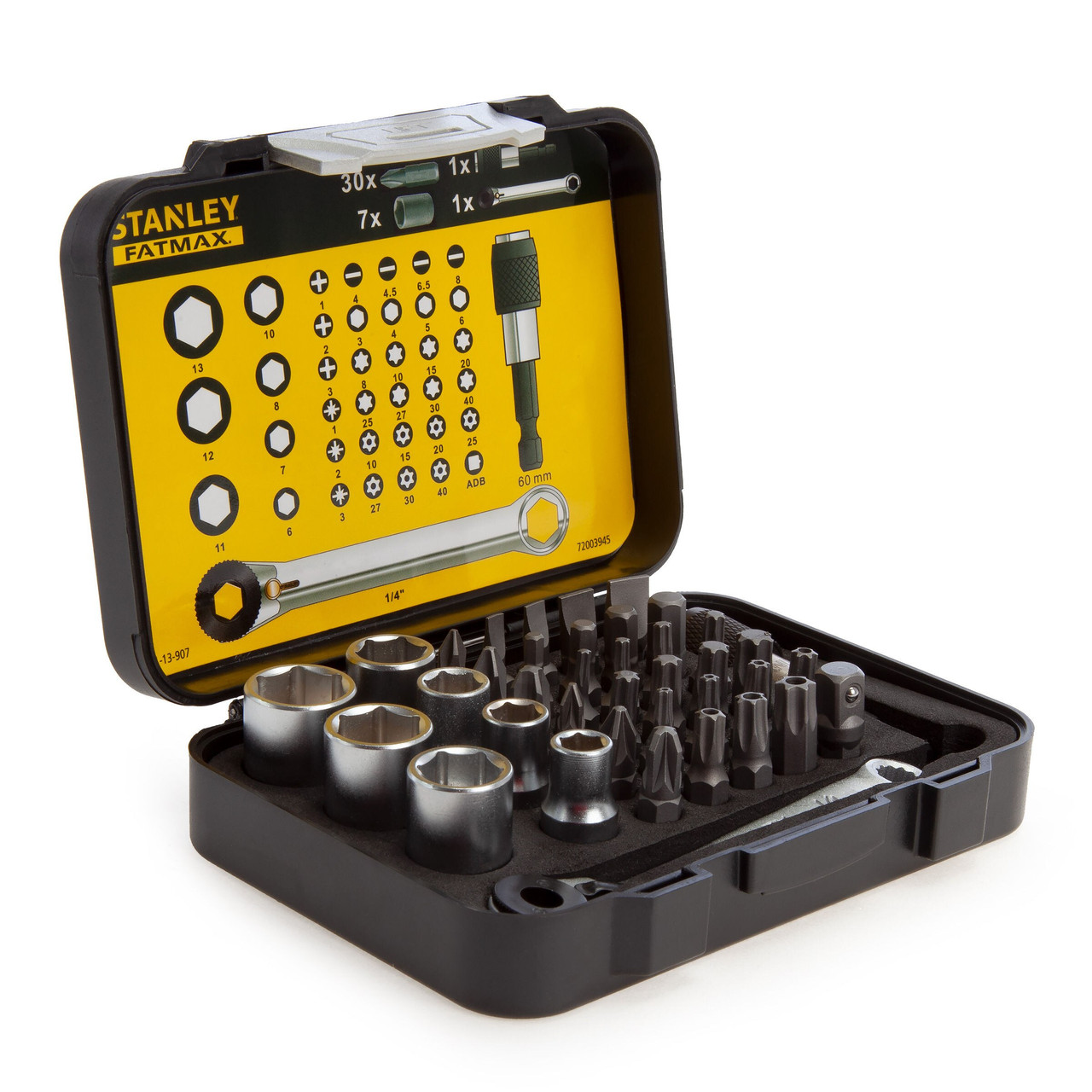 Stanley Fatmax Stanley 1-13-907 1/4" FatMax 1/4" Drive Socket & Bit Set (39 Piece) 1-13-907