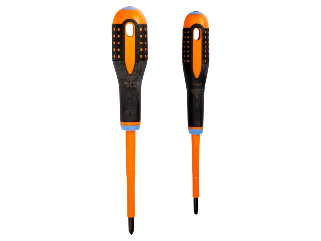 Bahco BE-9890S ERGO™ VDE Insulated Screwdriver Set, 2 Piece BE-9890S