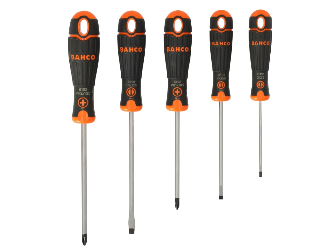 Bahco B219.015 BAHCOFIT Screwdriver Set, 5 Piece B219.015