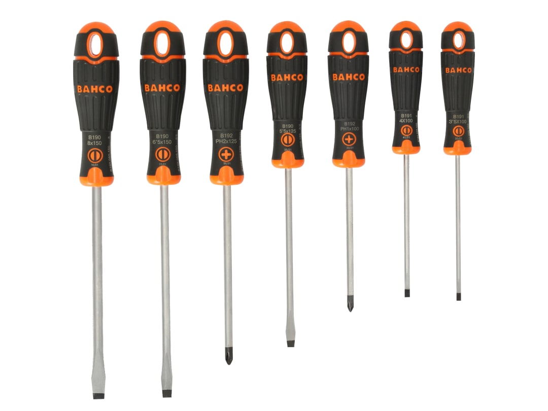 Bahco B219.017 BAHCOFIT Screwdriver Set, 7 Piece B219.017