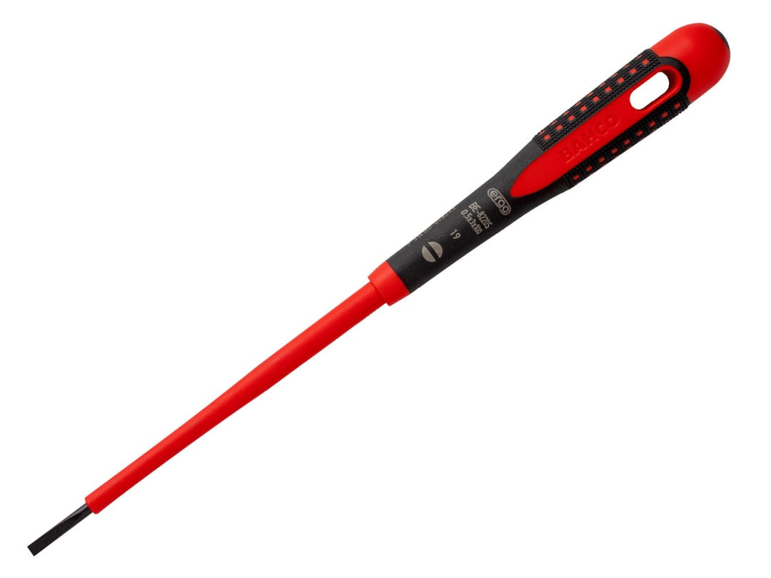 Bahco ERGO™ VDE Insulated Slotted Screwdriver 3.0 x 100mm BE-8220S