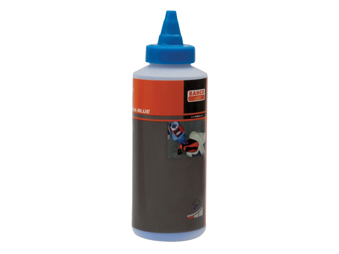 Bahco Marking Chalk Pour Bottle Blue 227g CHALK-BLUE