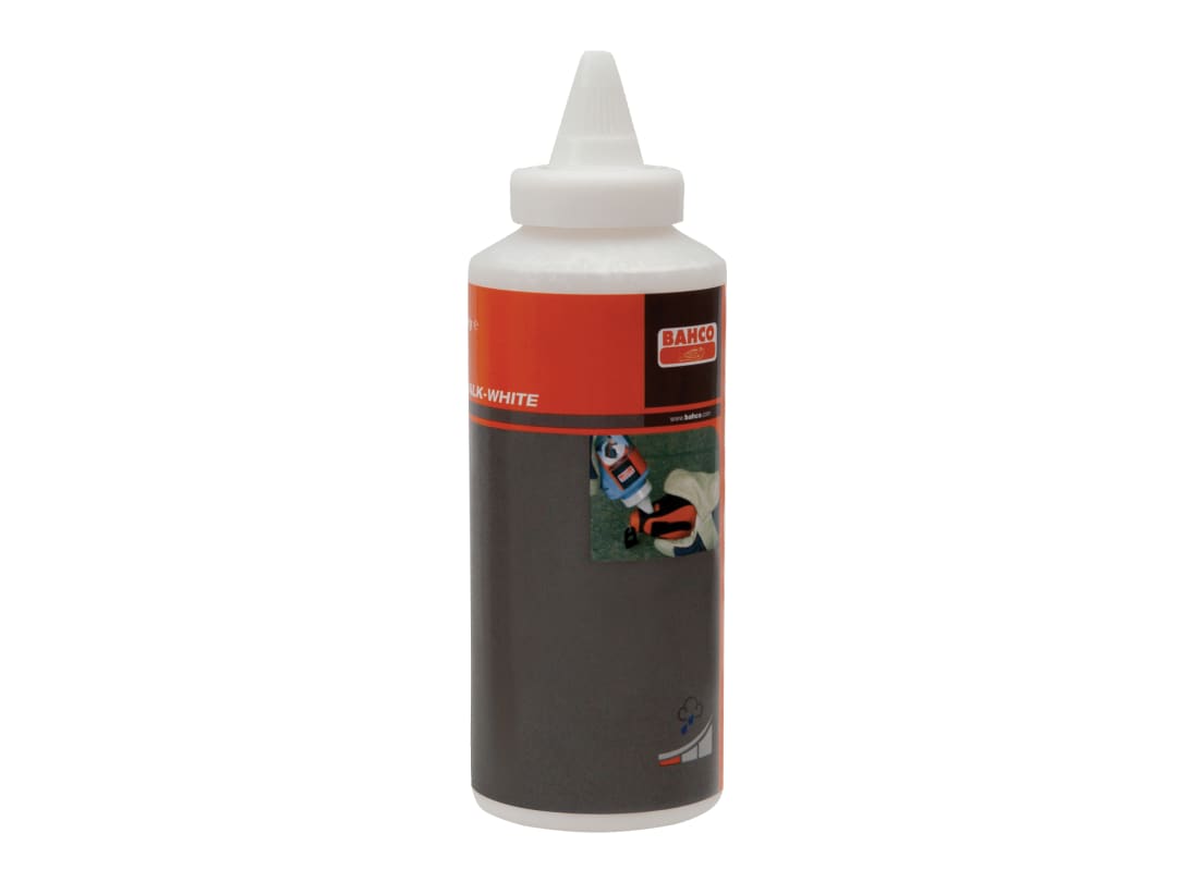 Bahco Marking Chalk Pour Bottle White 227g CHALK-WHITE