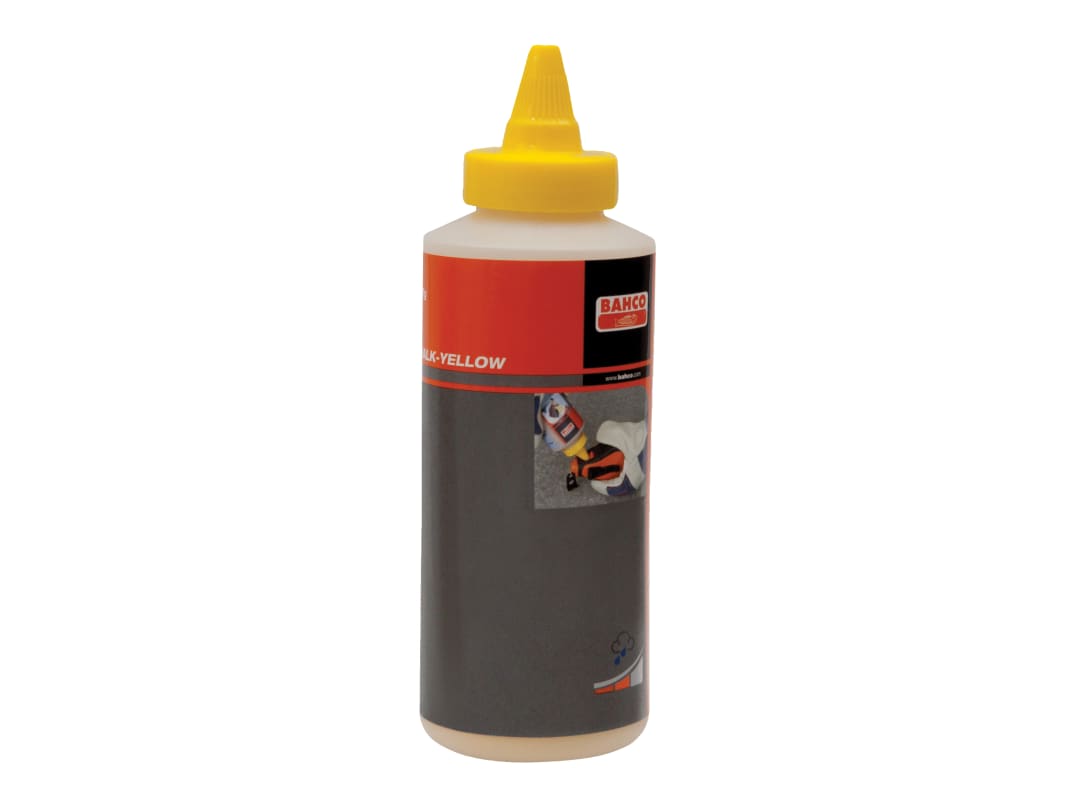 Bahco Marking Chalk Pour Bottle Yellow 227g CHALK-YELLOW