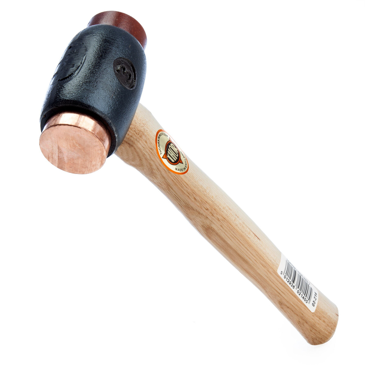 Thor 03-214 Size 3 Copper & Hide Hammer 1600g 03-214