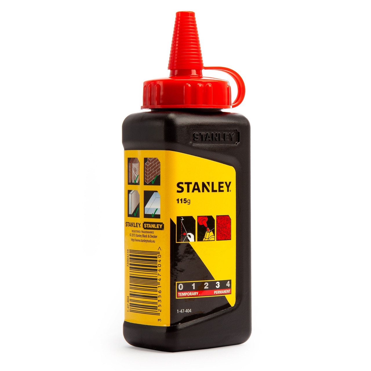 Stanley 1-47-404 Red Builders Chalk 115g 1-47-404
