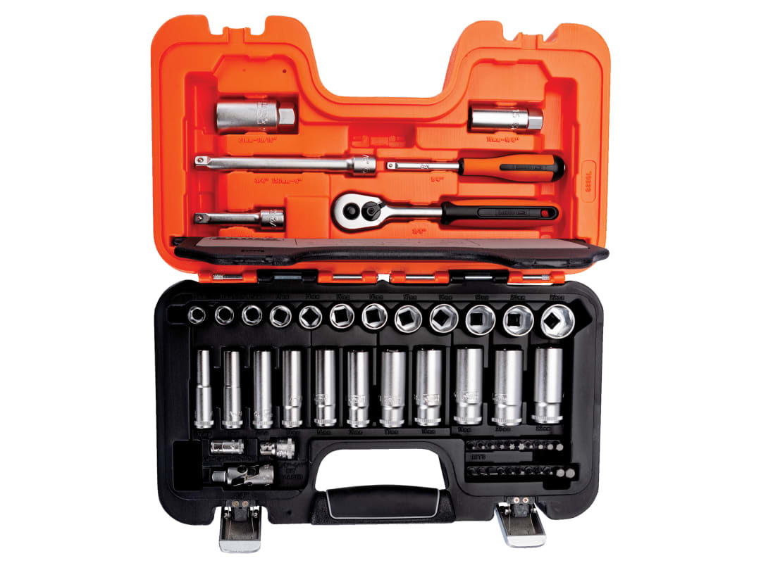 Bahco S330L 3/8in Deep Drive Socket Set, 53 Piece S330L