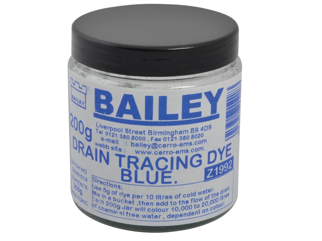 Bailey Products 1992 Drain Tracing Dye - Blue 1992