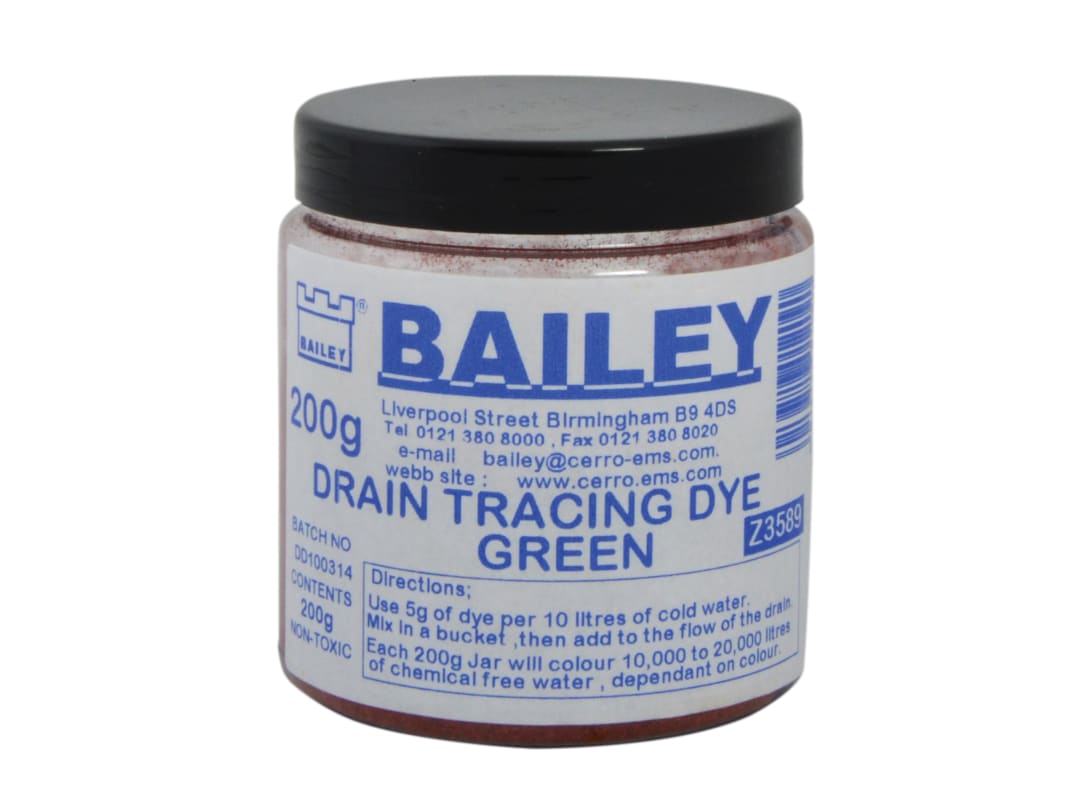 Bailey Products 3589 Drain Tracing Dye - Green 3589