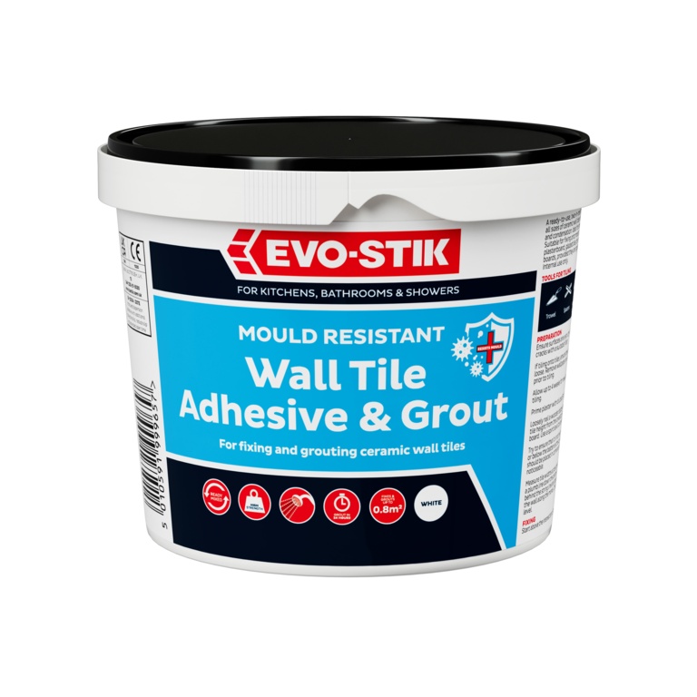 EVO-STIK Wall Tile Adhesive & Grout Mould Resistant 30811580