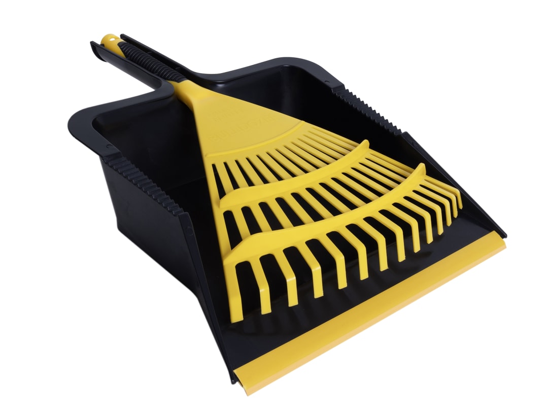 Bulldozer Heavy-duty Dustpan and Large Hand Rake Set HQ.0015/RK.01