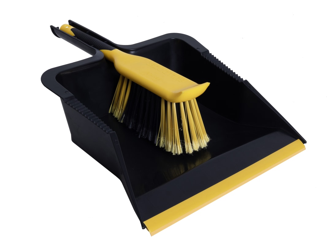 Bulldozer Heavy-duty Dustpan and Brush Set HQ.8015/BY