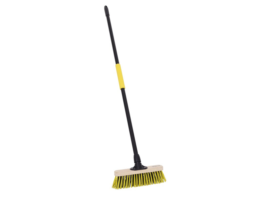 Bulldozer Stiff Dual PET Wooden Broom with Metal Handle 279mm (11in) HQ.COP.02/BY.C4