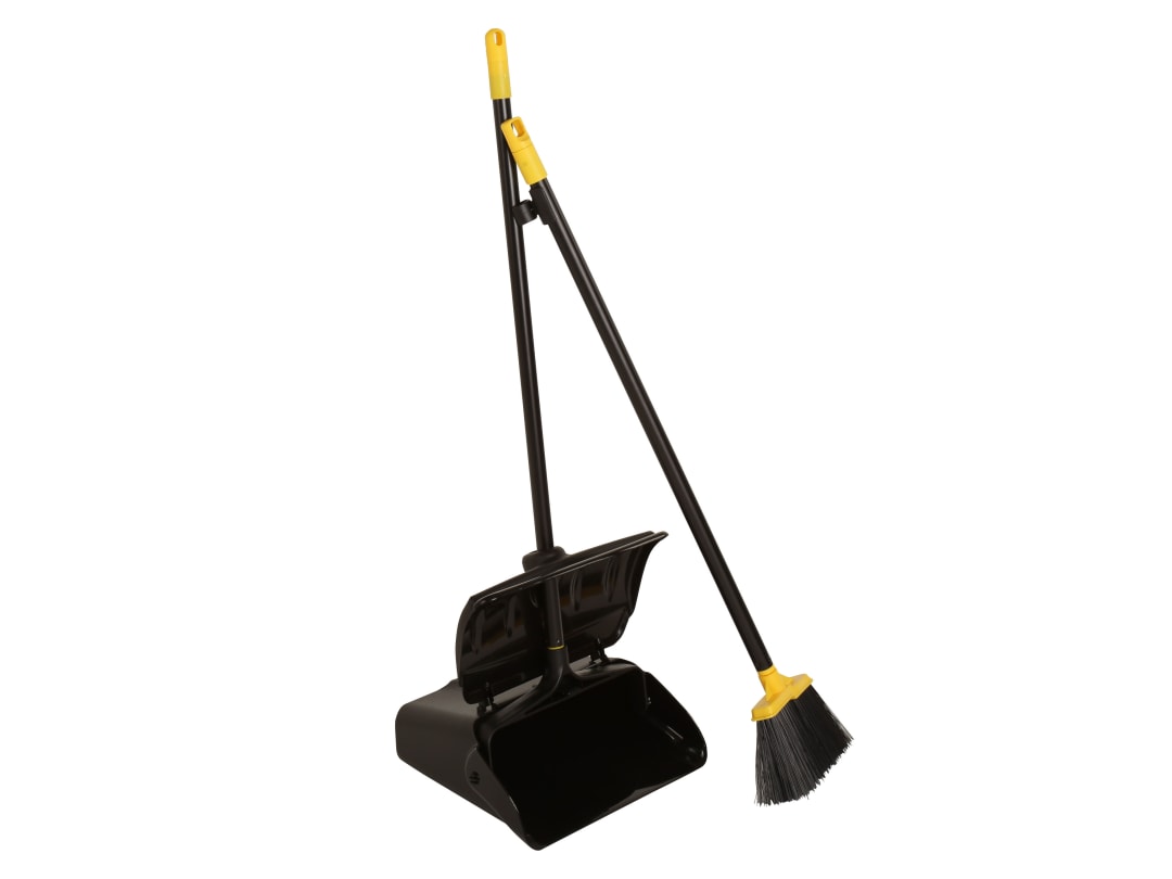Bulldozer Heavy-duty Long Handled Dustpan and Brush Set HQ.HDLPB.SET2