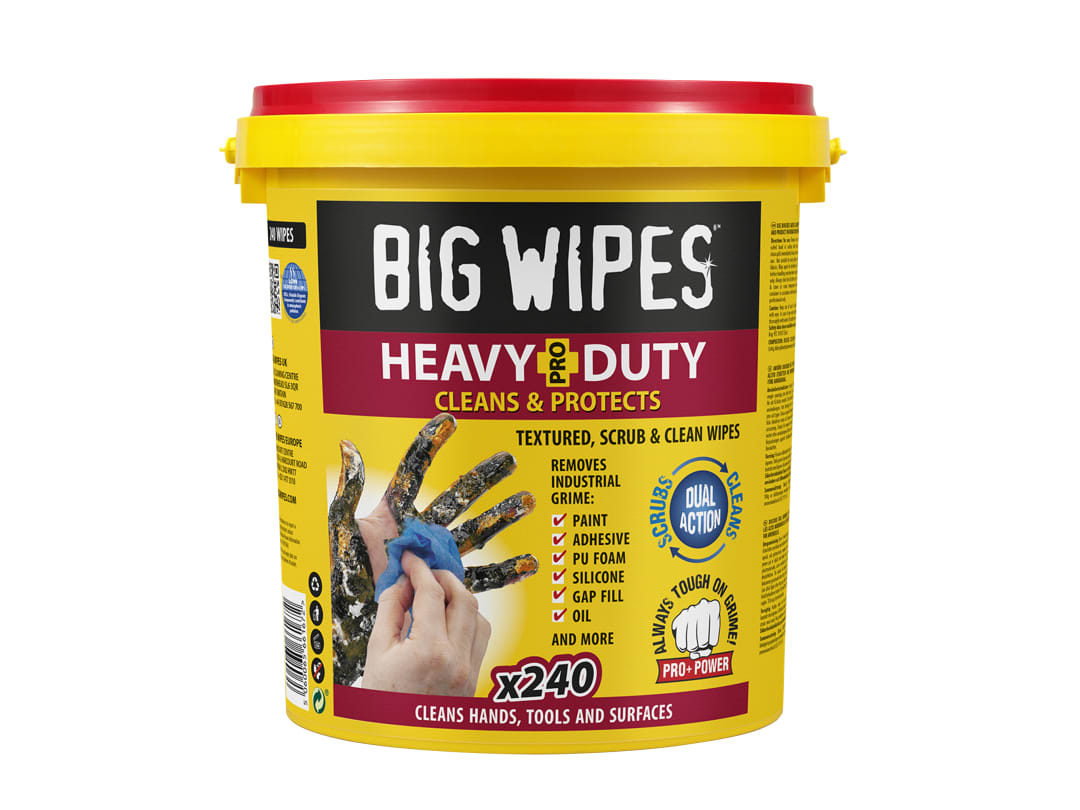 Big Wipes Big Wipes Heavy-Duty PRO+ Wipes Bucket of 240 2427 0000