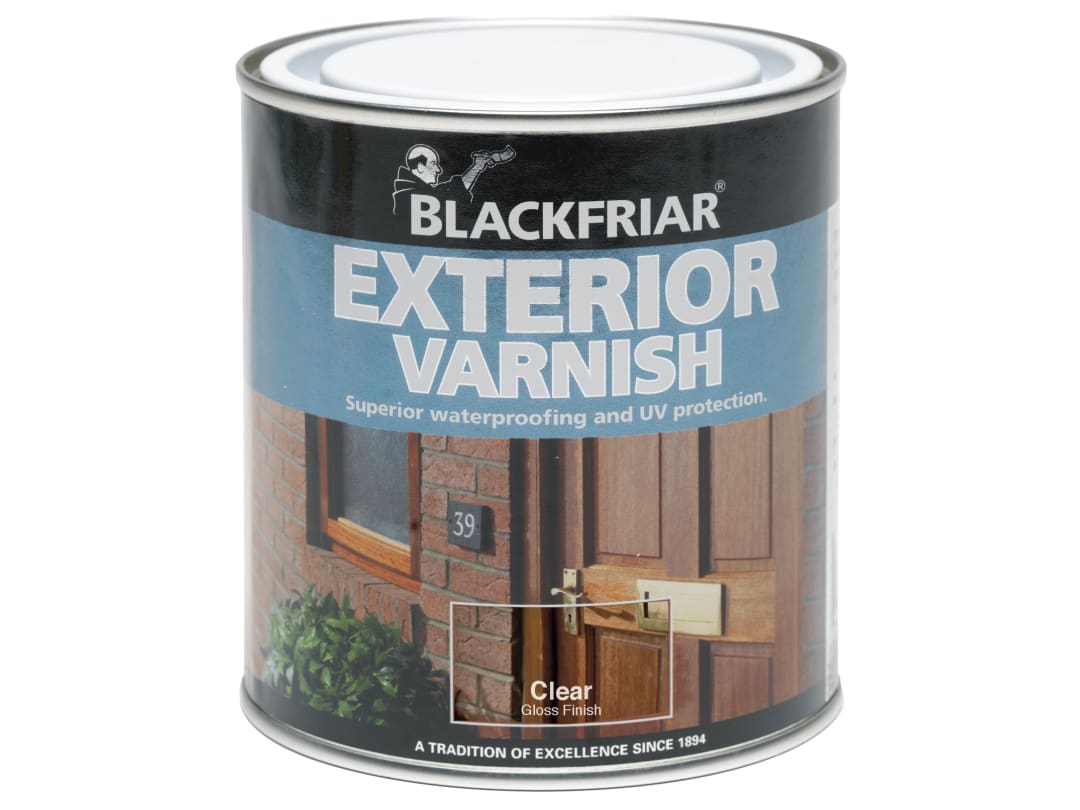 Blackfriar Exterior Gloss Varnish Clear 500ml UV66 BF0090001E1
