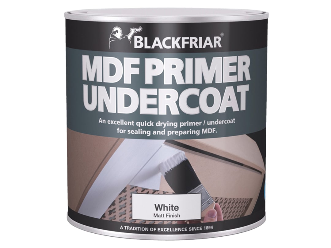 Blackfriar Quick Dry MDF Primer & Undercoat White 500ml BF0380001E2
