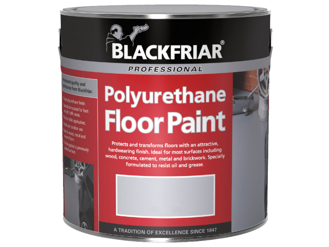 Blackfriar Polyurethane Floor Paint Red 1L BF2000001D1