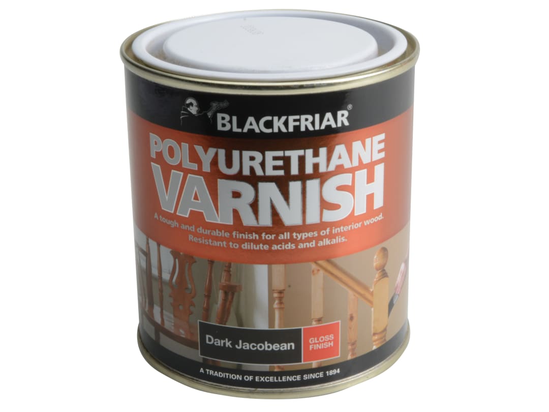 Blackfriar Polyurethane Varnish P85 Dark Jacobean Gloss 500ml BF0250010E1