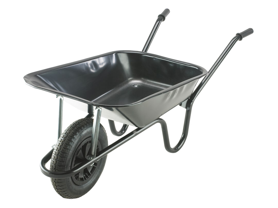 Walsall Croft Galvanised Garden DIY Wheelbarrow 85L CROGVP
