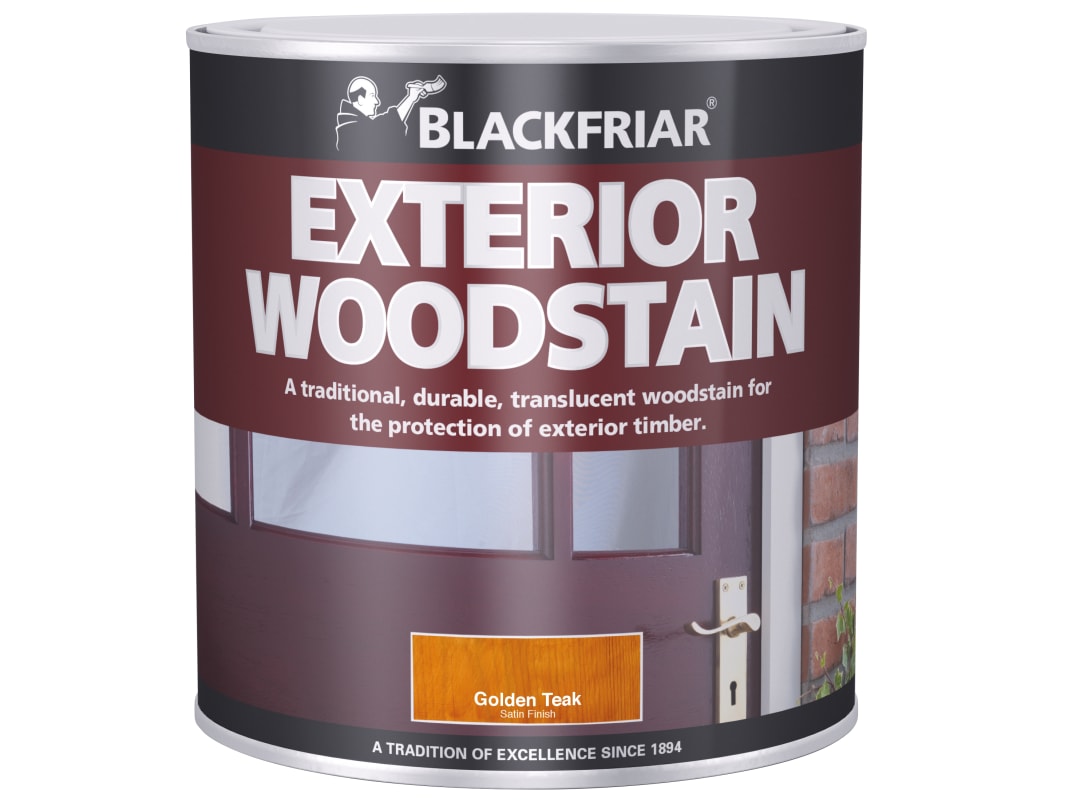 Blackfriar Traditional Exterior Woodstain Rich Mahogany 1 litre BF0010003D1