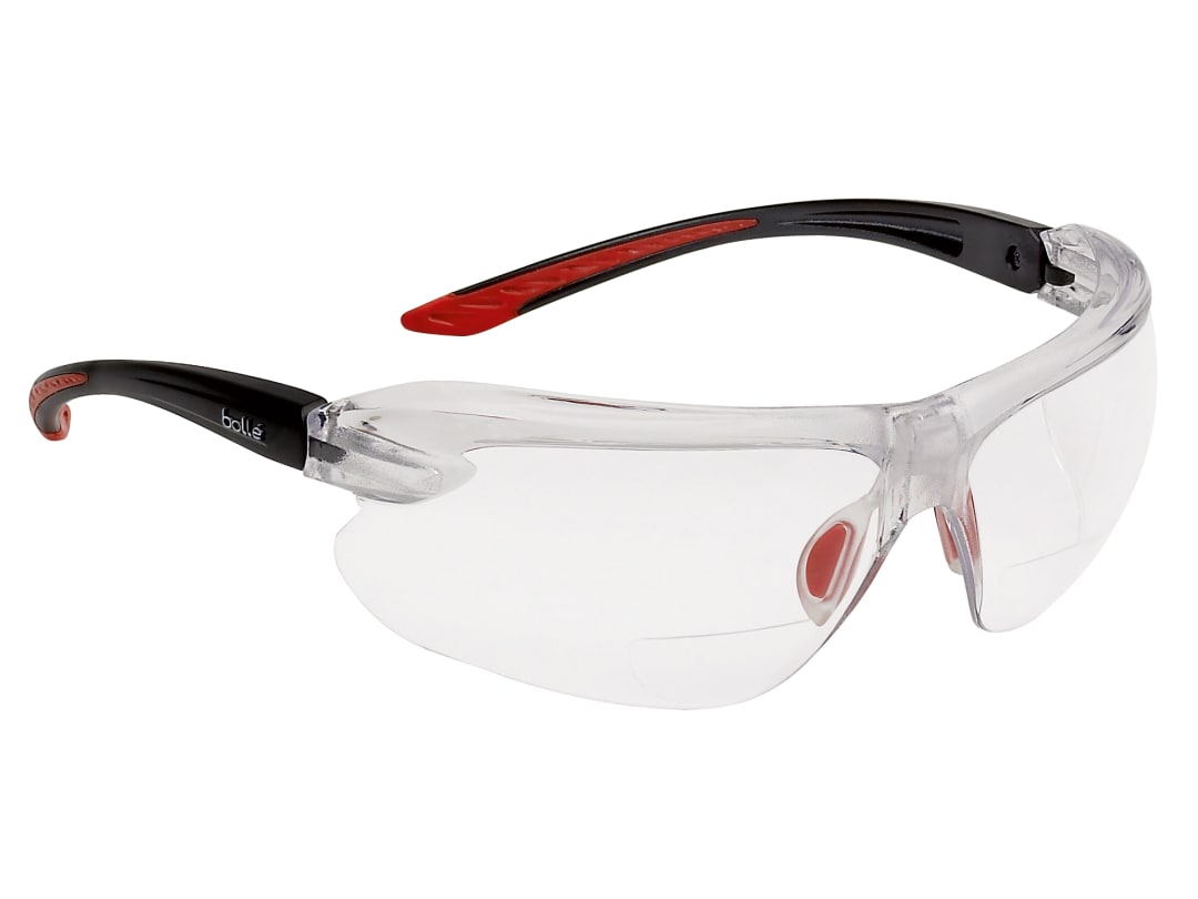 Bolle Safety IRI-S Safety Glasses - Clear Bifocal Reading Area +3.0 IRIPDSI3