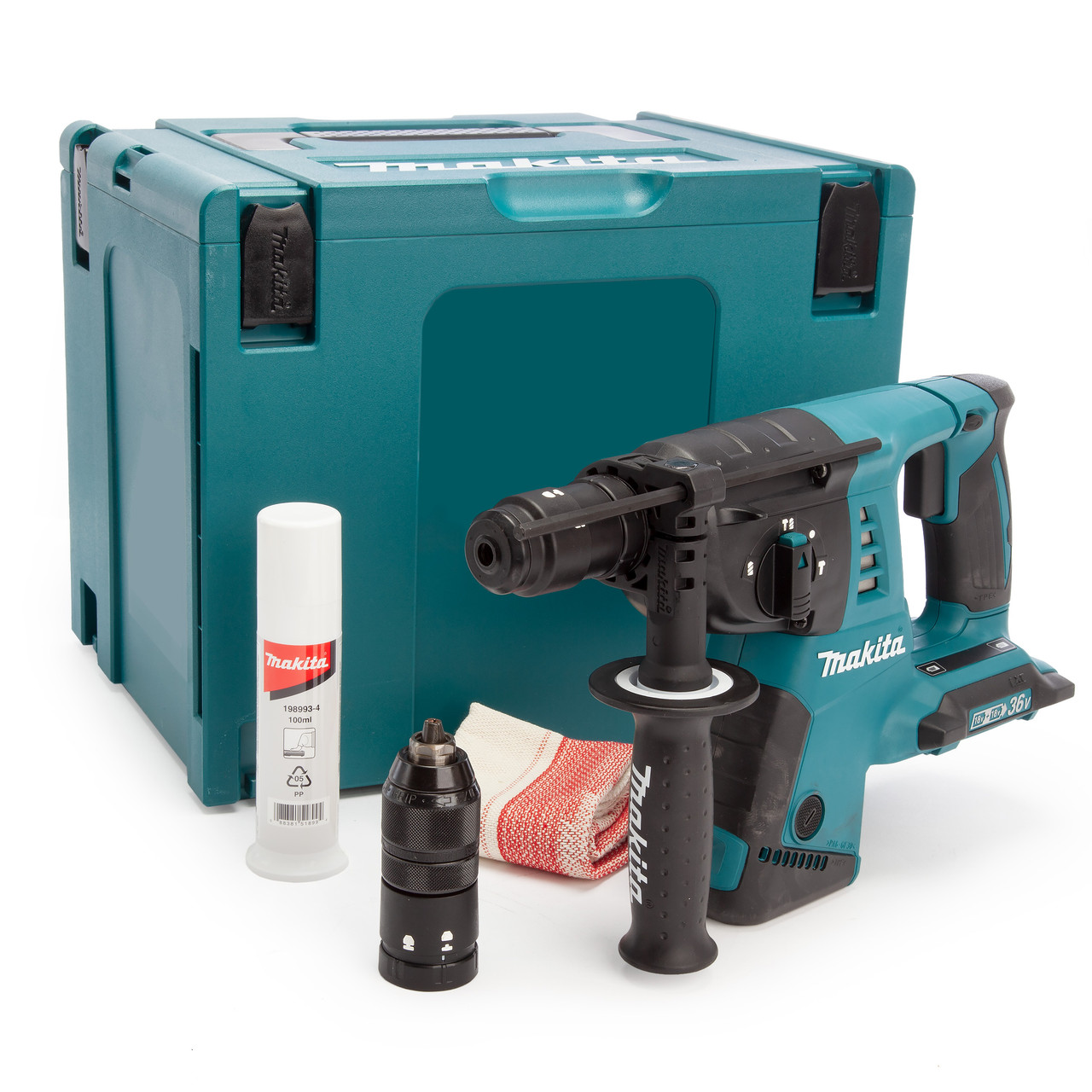 Makita DHR264 LXT 36V SDS+ Rotary Hammer in Makpac Case (Body Only) DHR264ZJ